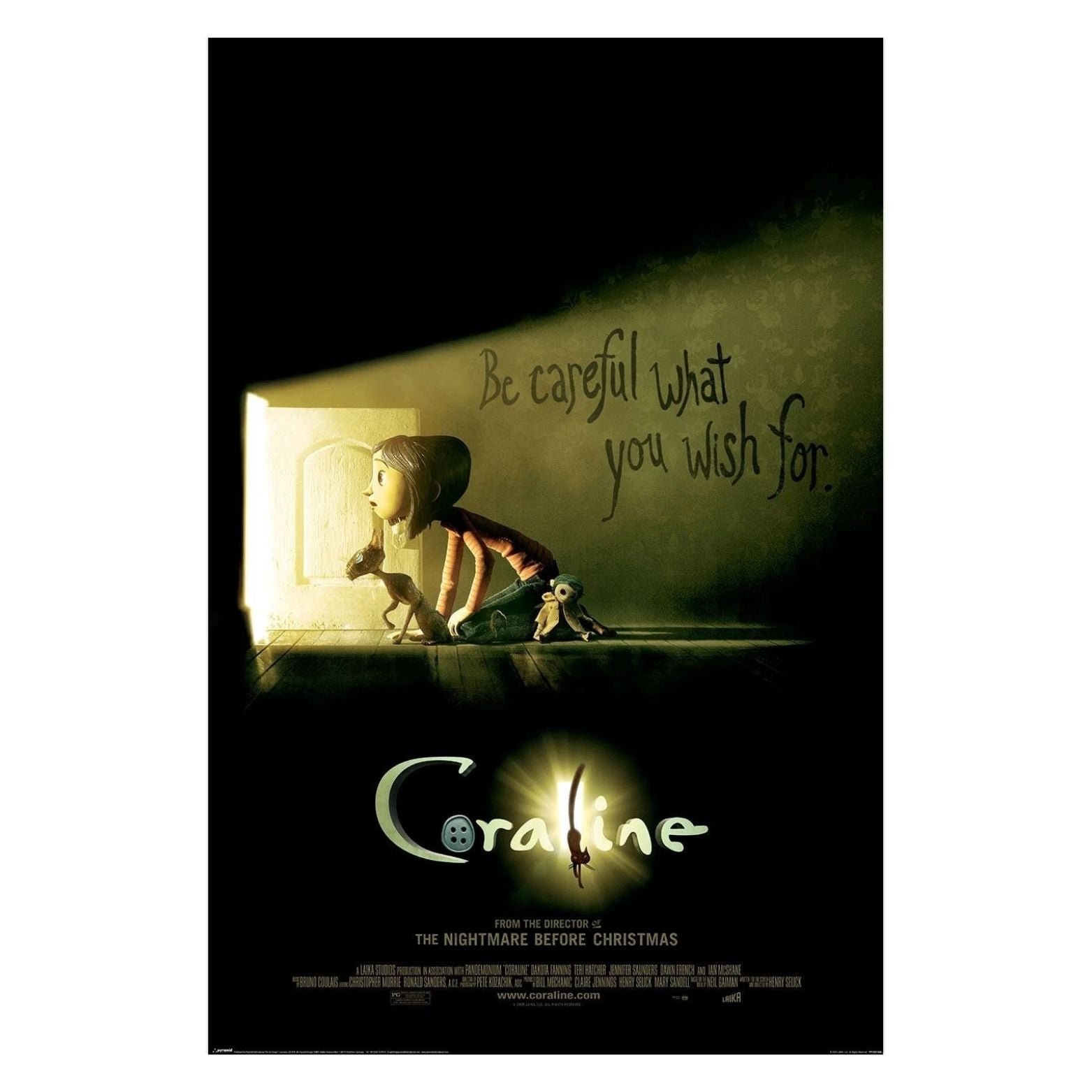 POSTER 61*91,5 CORALINE BE CAREFUL ONE SHEET no64