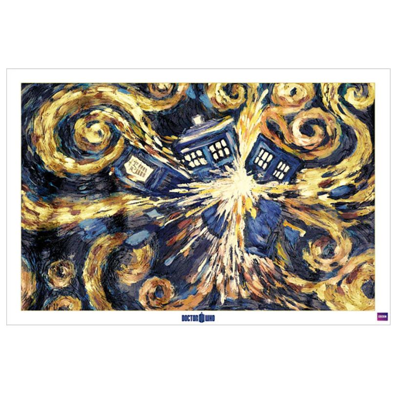 POSTER 61*91,5 DOCTOR WHO EXPLODING TARDIS no20