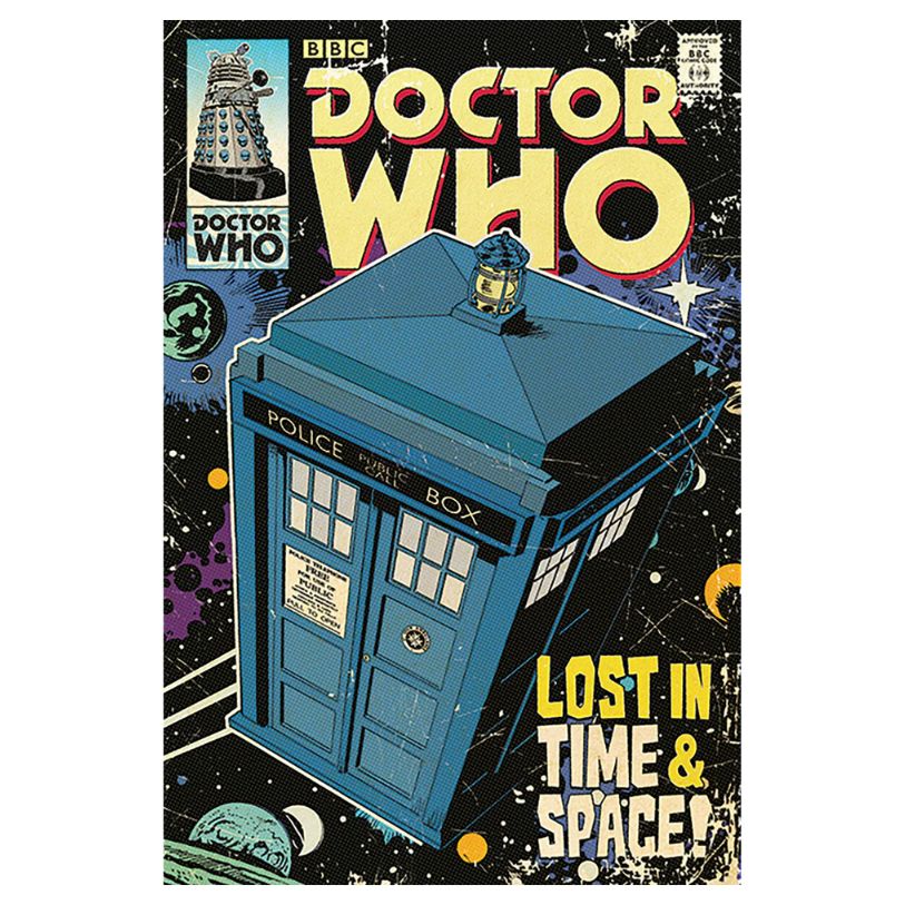 POSTER 61*91,5 DOCTOR WHO LOST IN TIME & SPACE no168