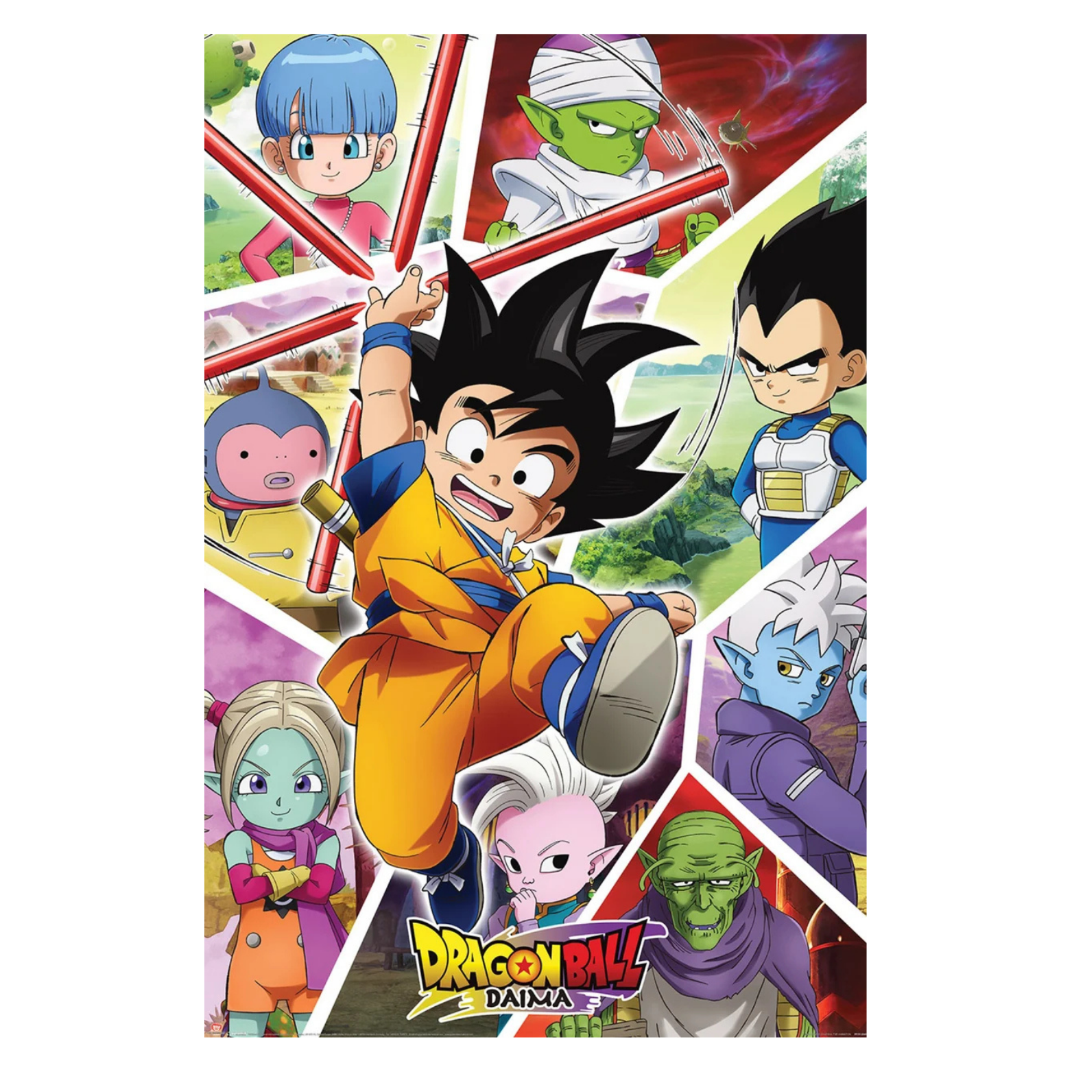POSTER 61*91,5 DRAGON BALL Z DAIMA POWER POLE no31