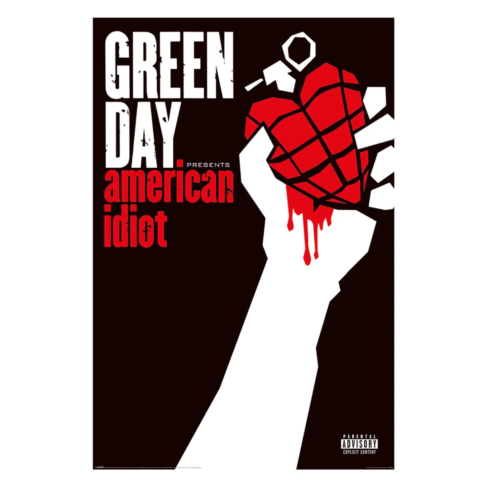 POSTER 61*91,5 GREEN DAY AMERICAN IDIOT ALBUM no177