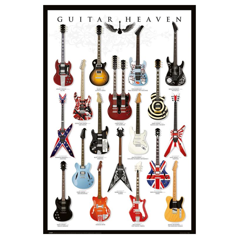 POSTER 61*91,5 GUITAR HEAVEN no78