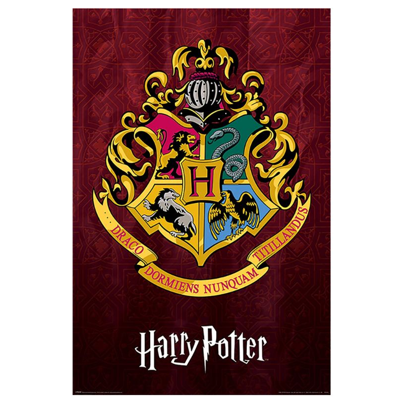 POSTER 61*91,5 HARRY POTTER HOGWARTS CREST no37
