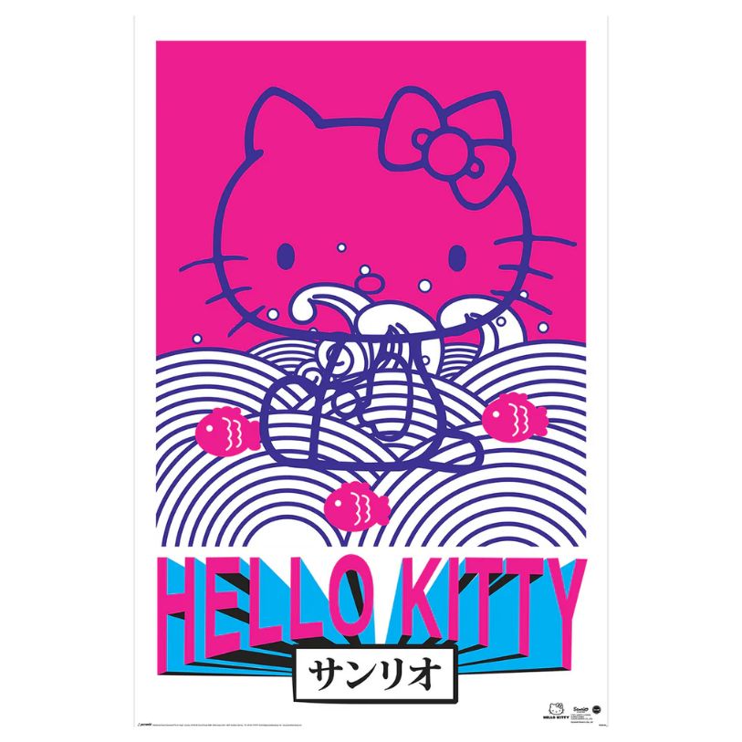 POSTER 61*91,5 HELLO KITTY TOKYO REBEL no12