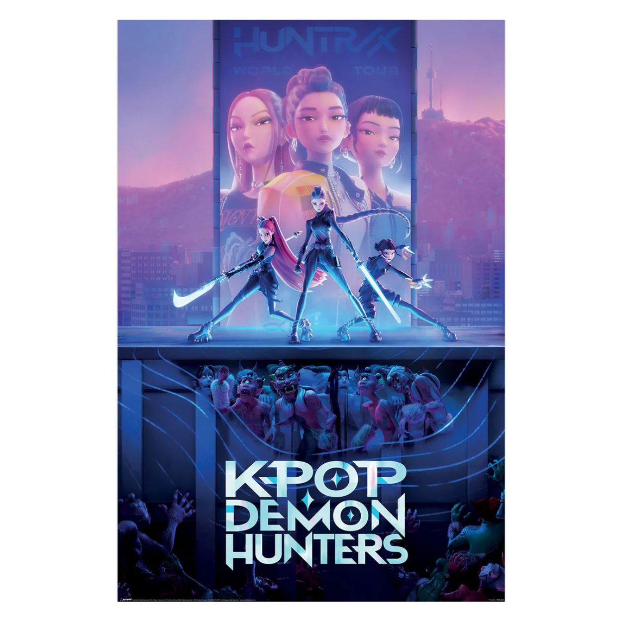POSTER 61*91,5 K-POP DEMON HUNTERS KEY ART no127