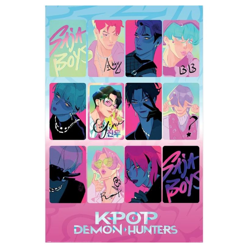 POSTER 61*91,5 K-POP DEMON HUNTERS LIGHT & DARK no162