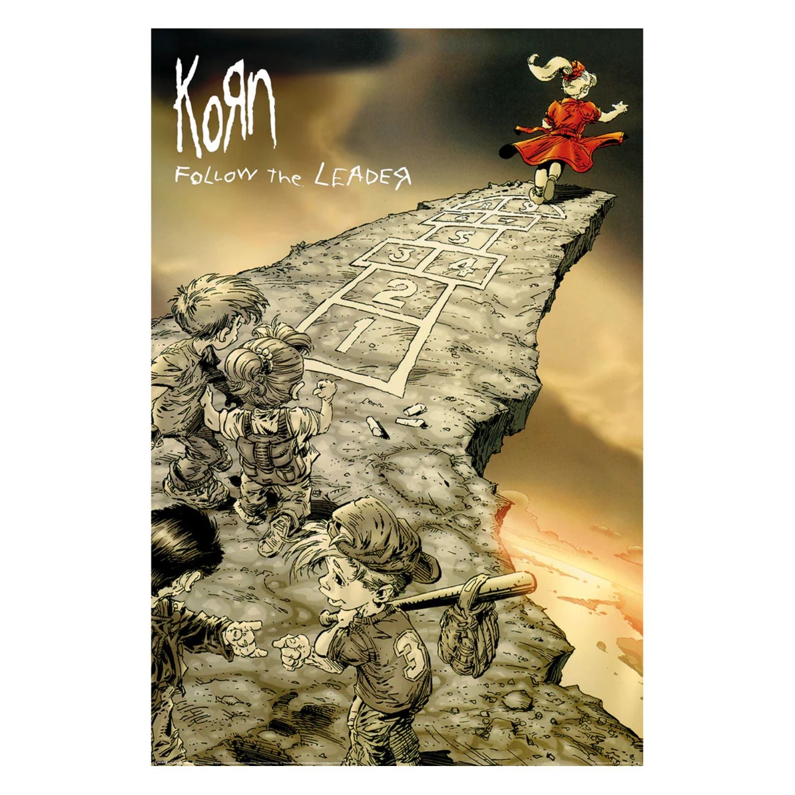 POSTER 61*91,5 KORN FOLLOW THE LEADER no111
