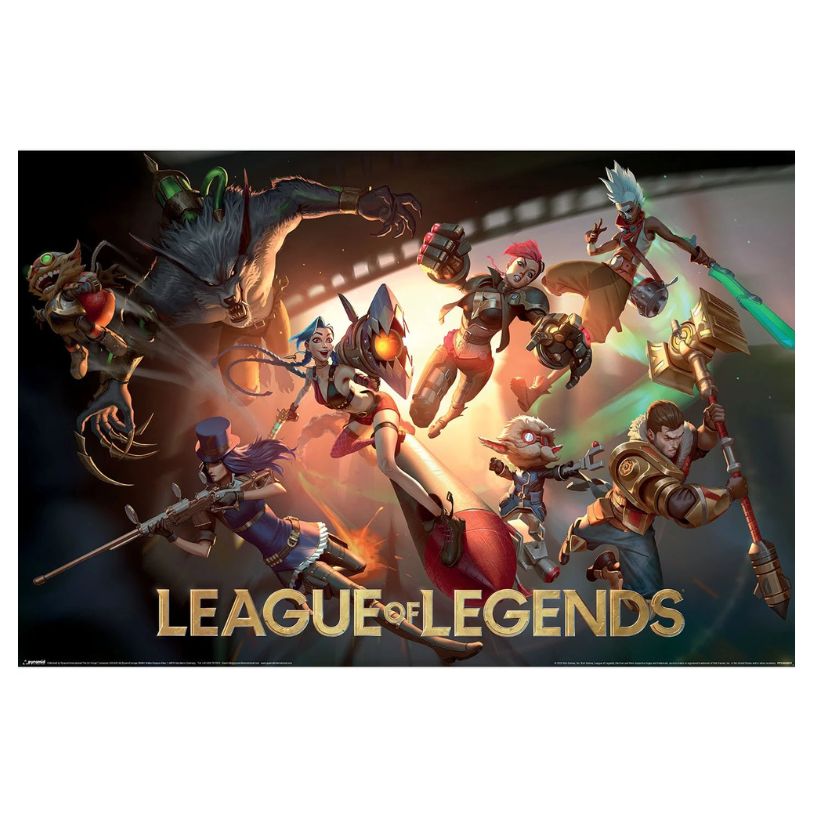 POSTER 61*91,5 LEAGUE OF LEGENDS RIOT no92