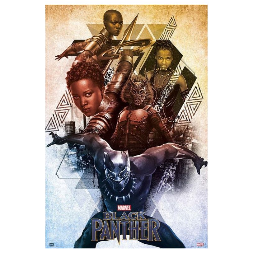 POSTER 61*91,5 MARVEL BLACK PANTHER no26