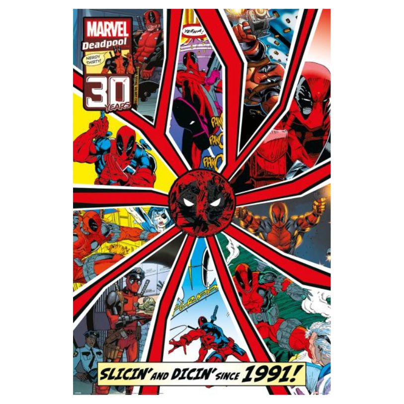 POSTER 61*91,5 MARVEL DEADPOOL SHATTERED no125