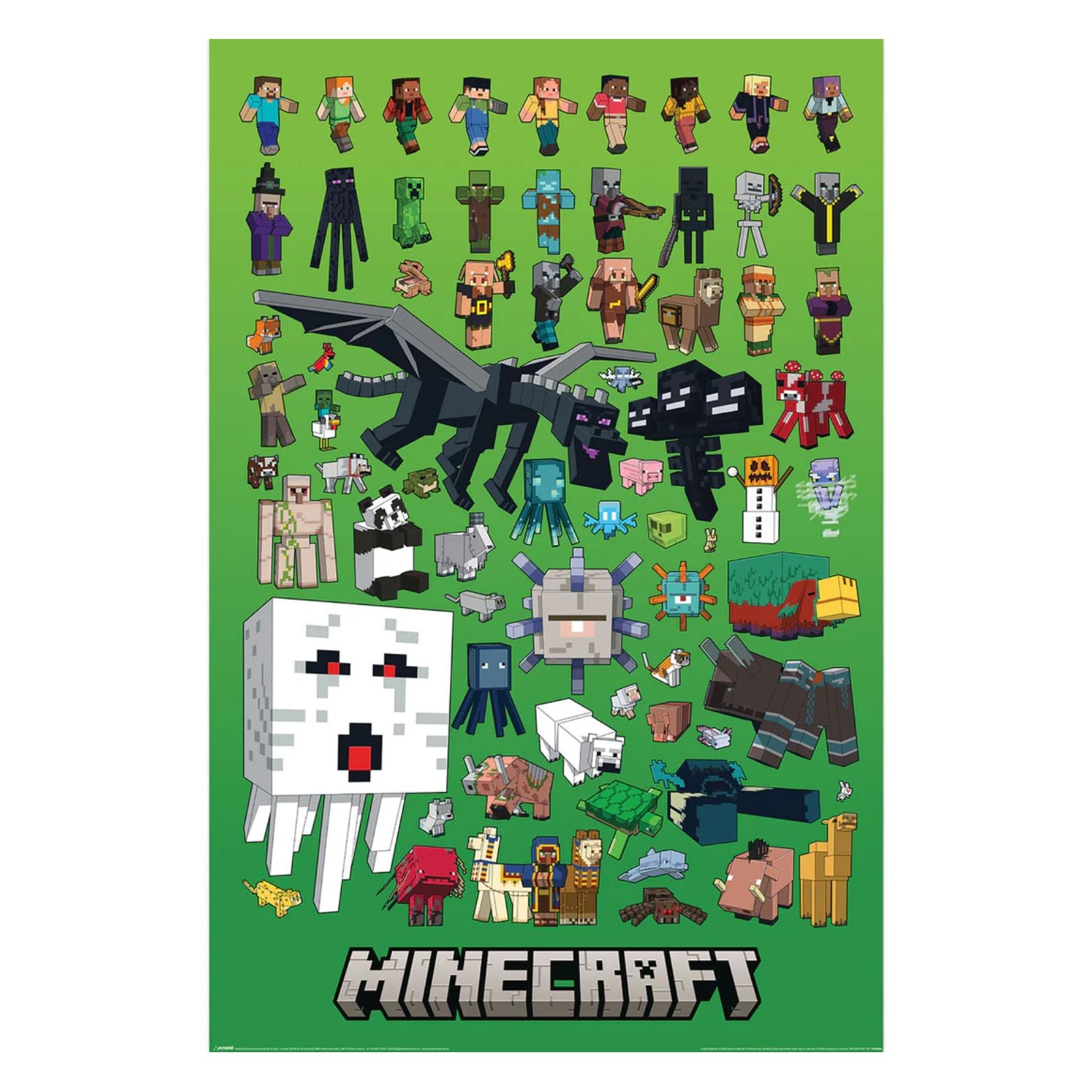 POSTER 61*91,5 MINECRAFT MONTAGE no191