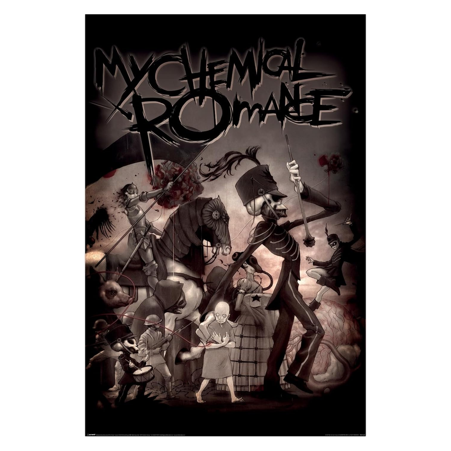 POSTER 61*91,5 MY CHEMICAL ROMANCE BLACK PARADE no35