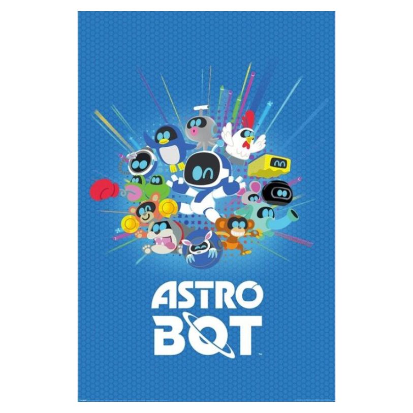 POSTER 61*91,5 PLAYSTATION ASTRO BOT FRIENDS no31