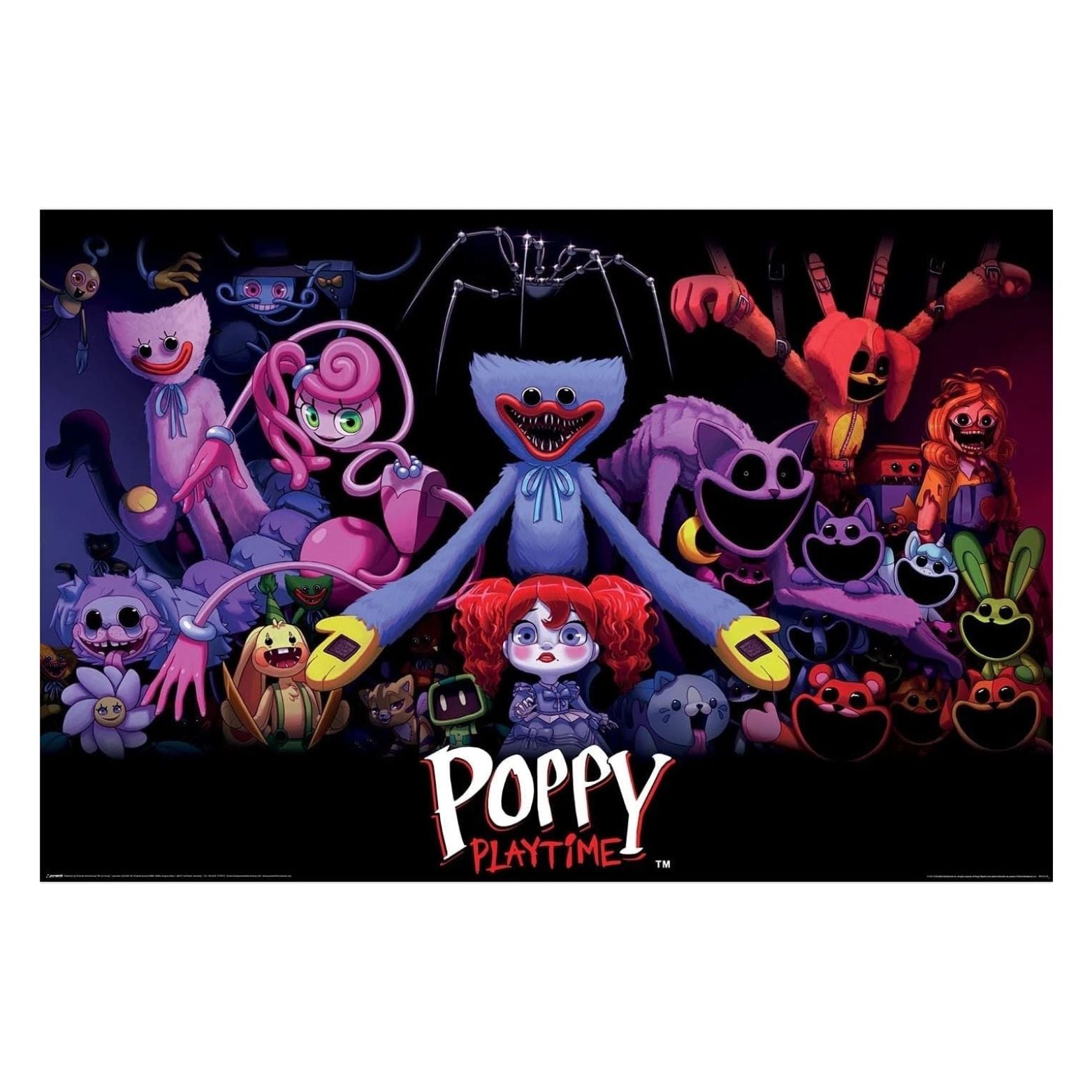 POSTER 61*91,5 POPPY PLAYTIME KEYART no105