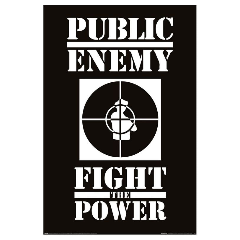POSTER 61*91,5 PUBLIC ENEMY FIGHT THE POWER no124