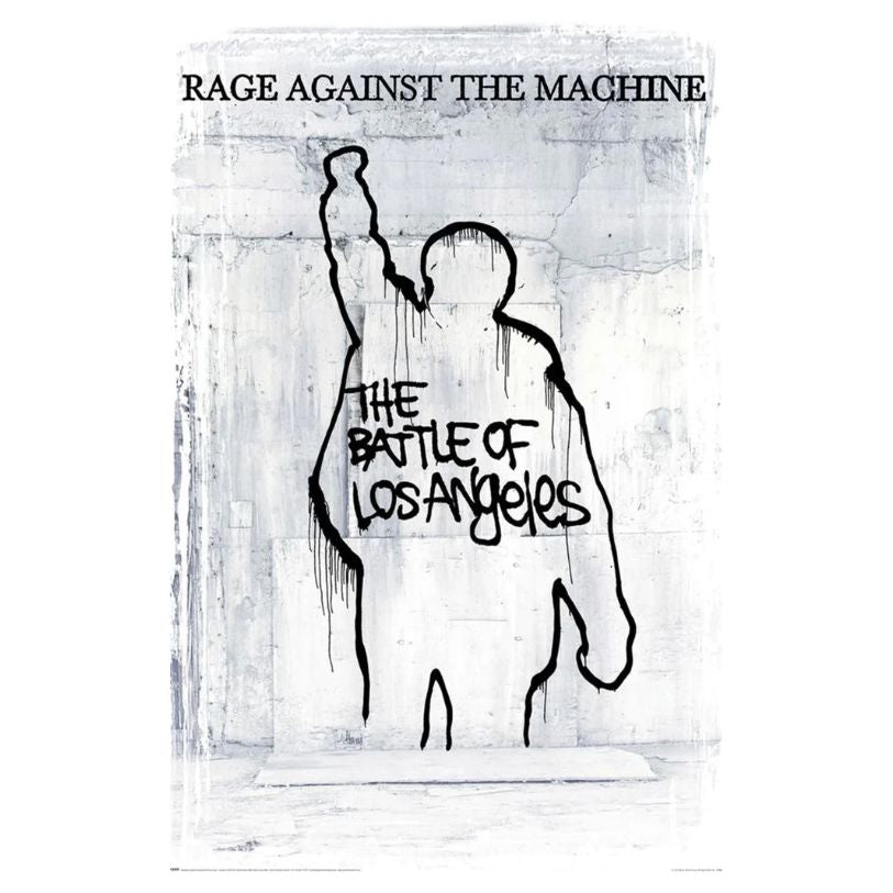 POSTER 61*91,5 RAGE AGAINST THE MACHINE THE BATTLE FOR LOS ANGELES no93