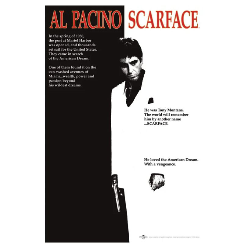 POSTER 61*91,5 SCARFACE MOVIE ONE SHEET no15