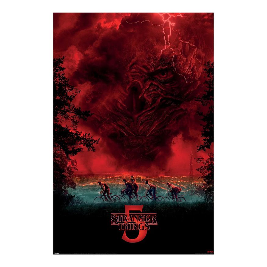 POSTER 61*91,5 STRANGER THINGS SEASON 5 VECNA SKY no156