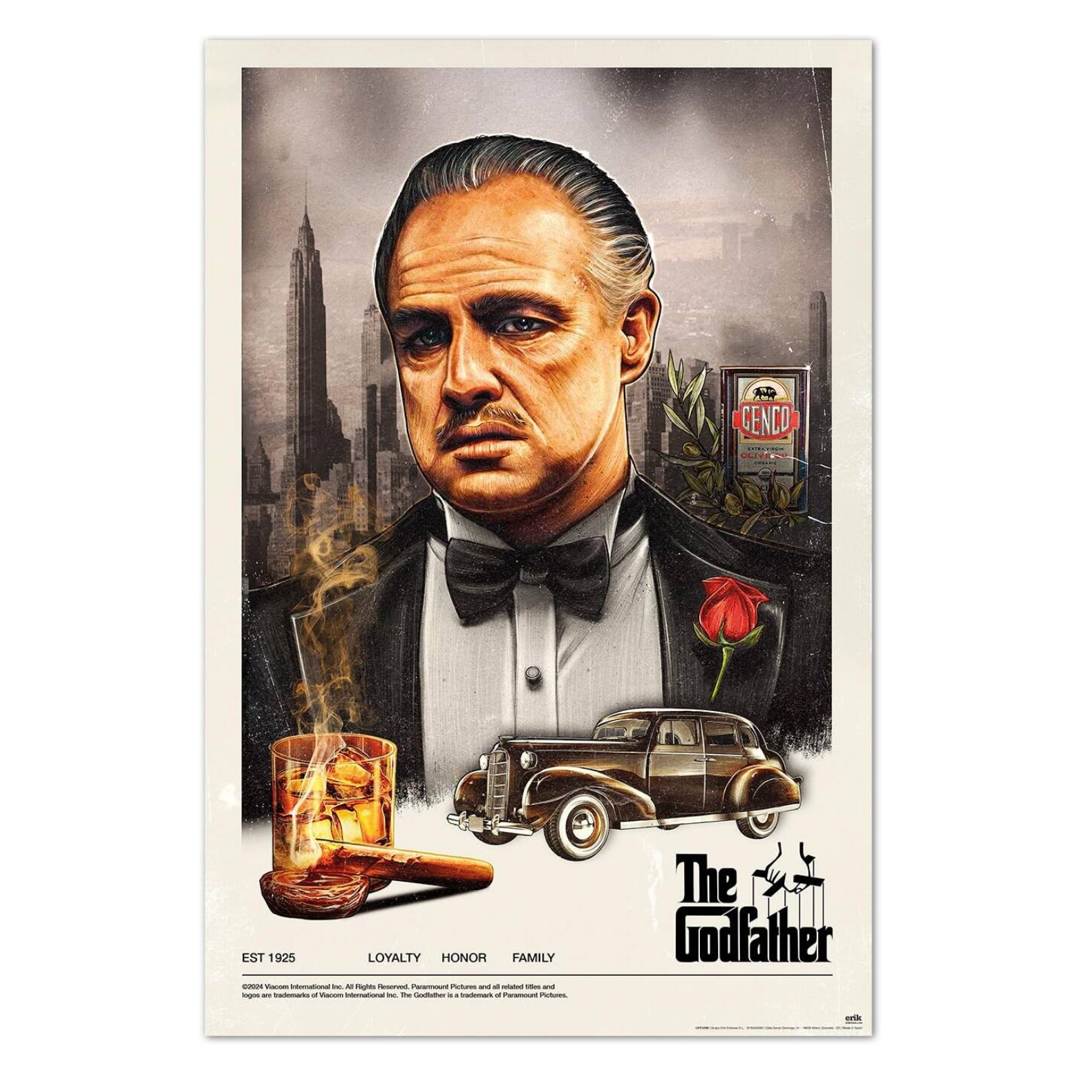 POSTER 61*91,5 THE GODFATHER LOYALTY HONOUR no62