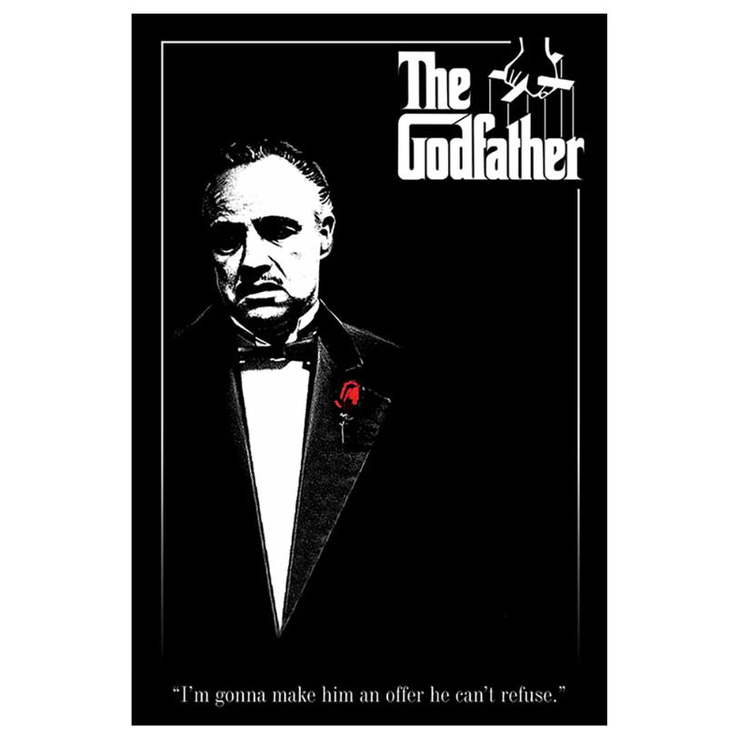 POSTER 61*91,5 THE GODFATHER RED ROSE no19