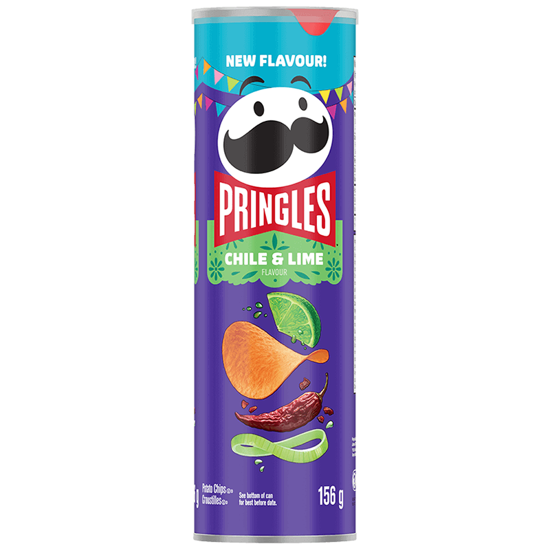 PRINGLES CHILI & LIME FLAVOUR 156g