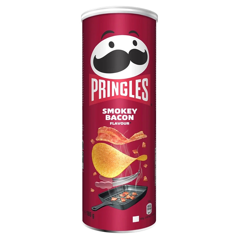 PRINGLES SMOKY BACON 158g