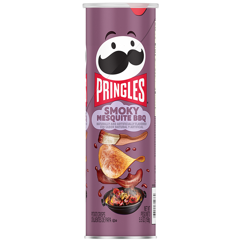 PRINGLES SMOKY MESQUITE BBQ 158g