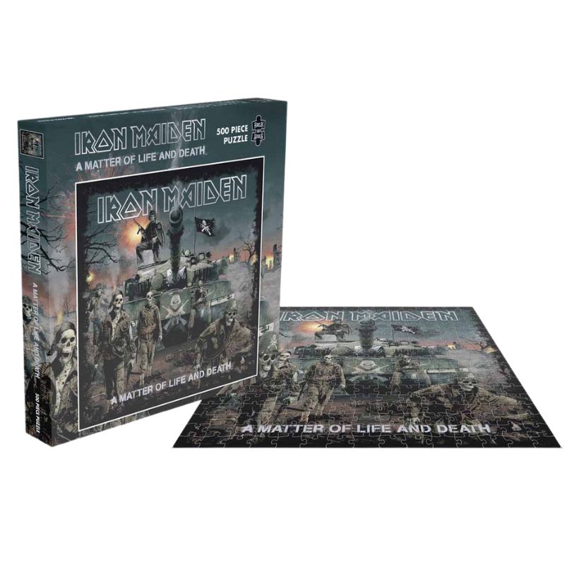 PUSSEL IRON MAIDEN A MATTER OF LIFE AND DEATH 500 PIECE