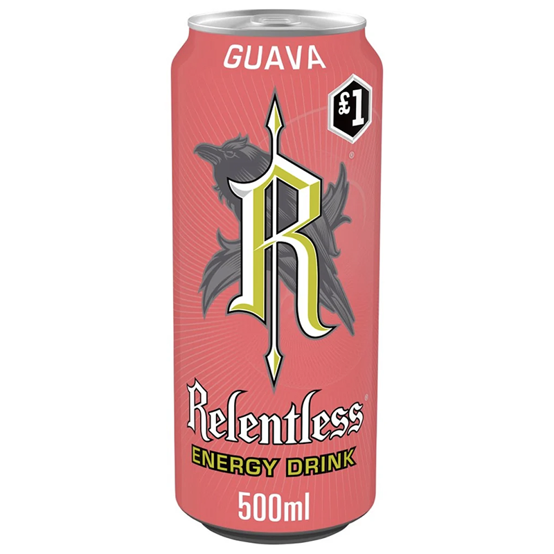 RELENTLESS ENERGY GUAVA 500ml