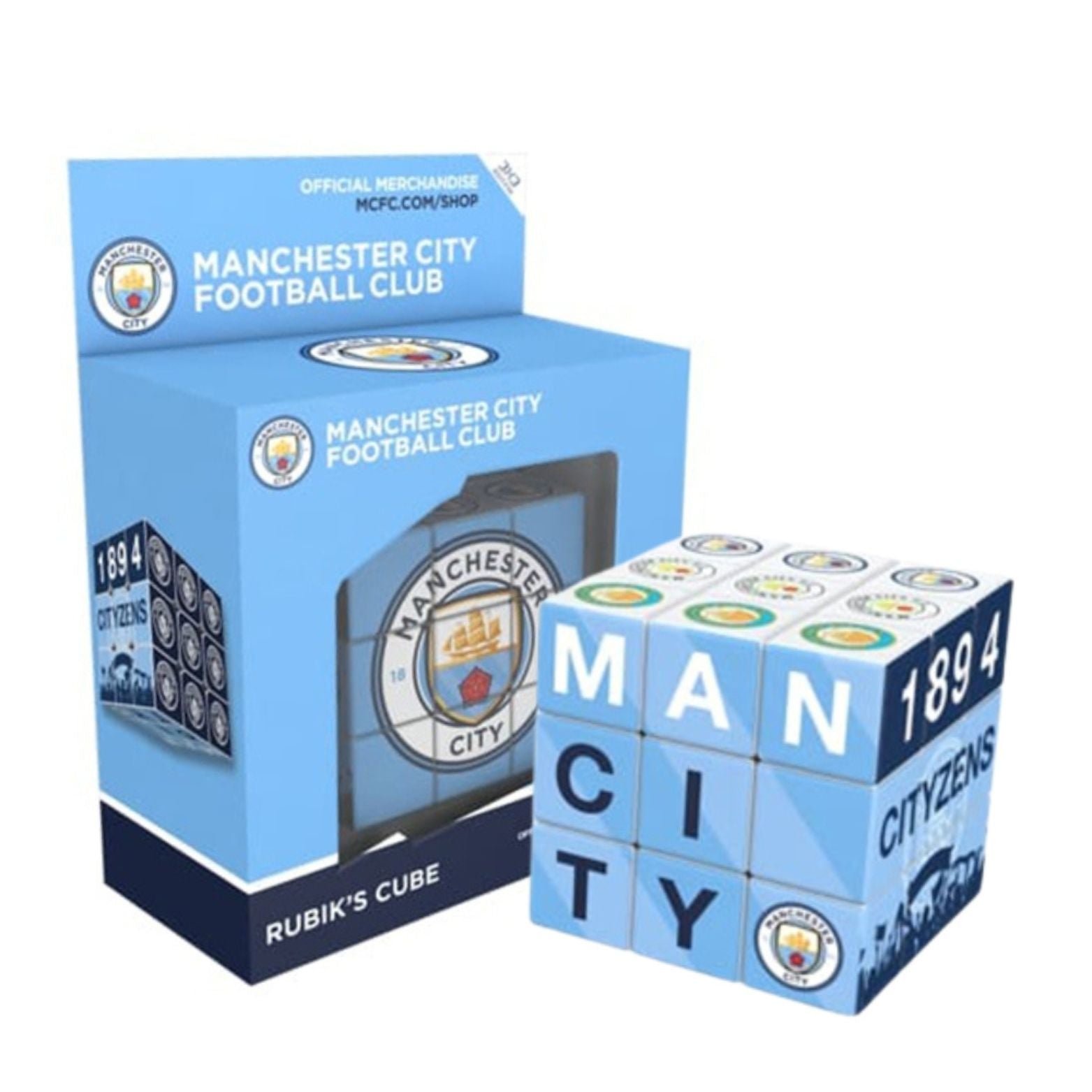 RUBIKS CUBE MANCHESTER CITY