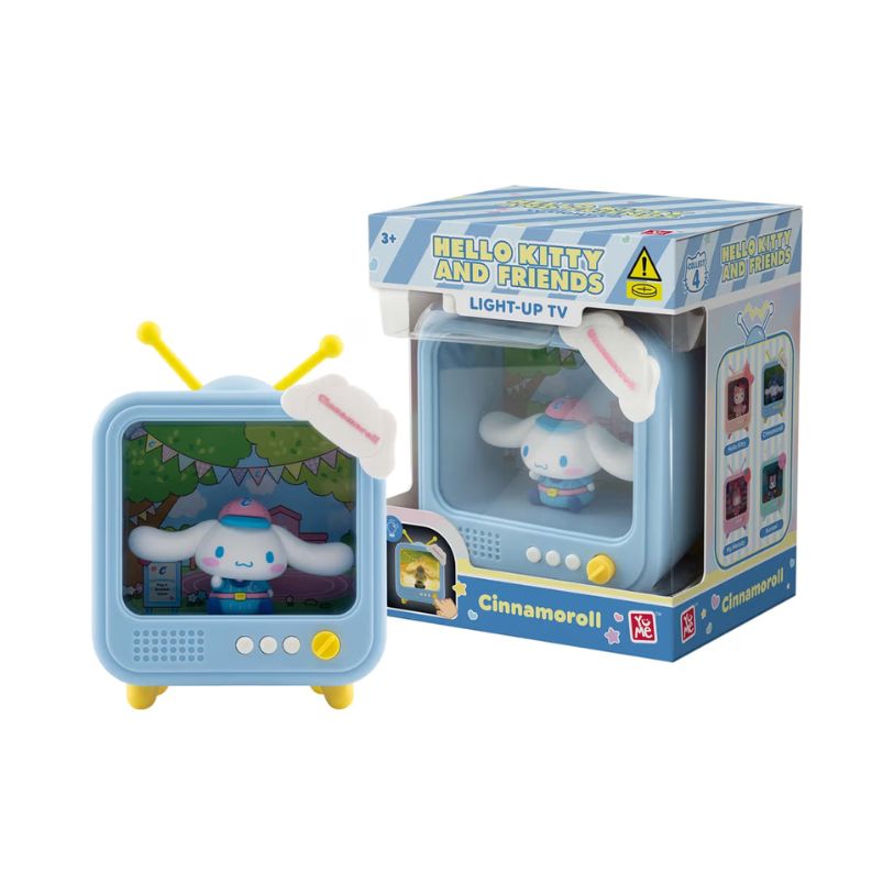 SANRIO BEDSIDE LIGHT TV SERIES MINI FIGURES HELLO KITTY & FRIENDS CINNAMOROLL 8cm