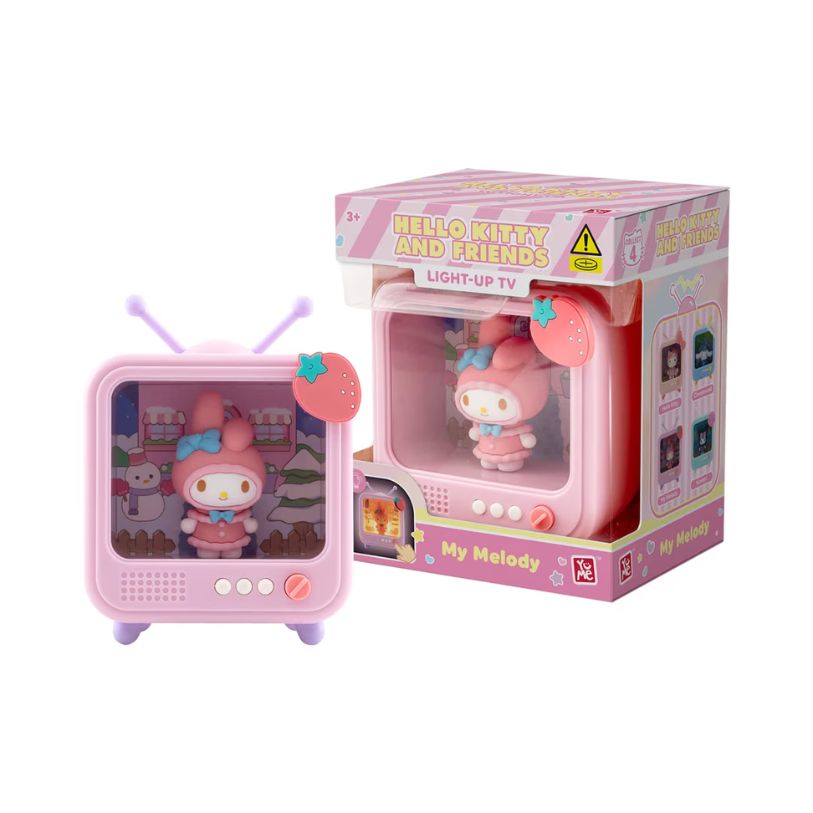 SANRIO BEDSIDE LIGHT TV SERIES MINI FIGURES HELLO KITTY & FRIENDS MY MELODY 8cm