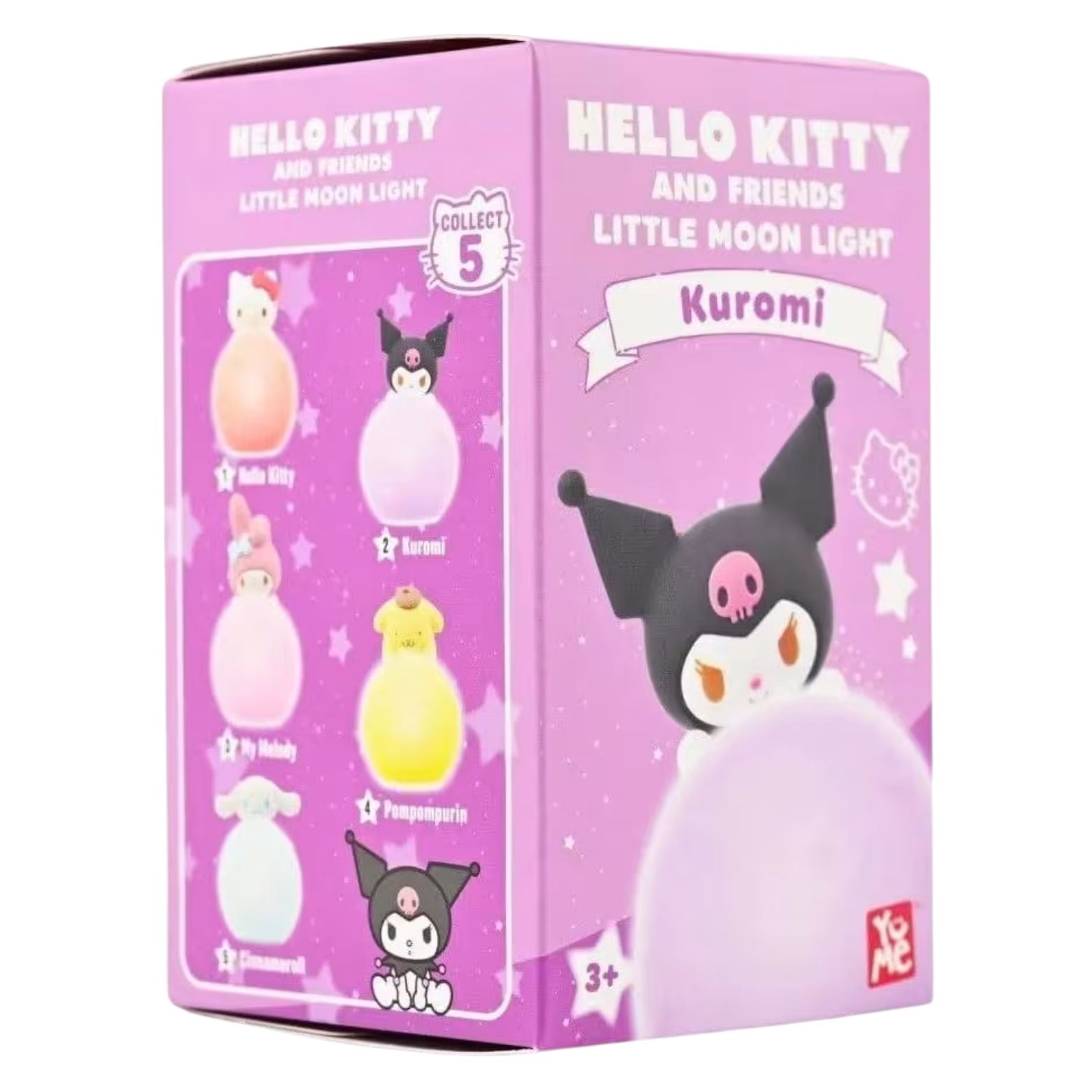 SANRIO LITTLE MOON LIGHT HELLO KITTY & FRIENDS KUROMI