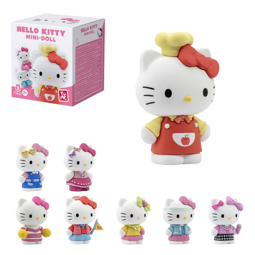 SANRIO MINI-DOLL CUTE OUTFITS HELLO KITTY 5cm