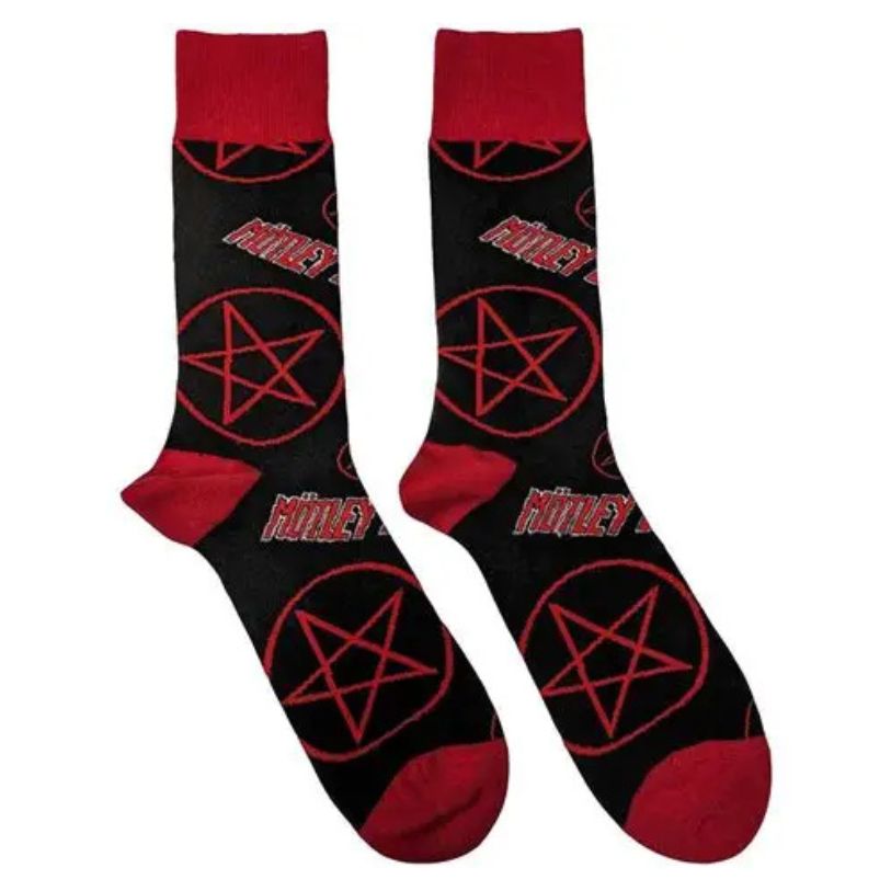 STRUMPOR MÖTLEY CRUE LOGOS & PENTAGRAMS SIZE 40-45