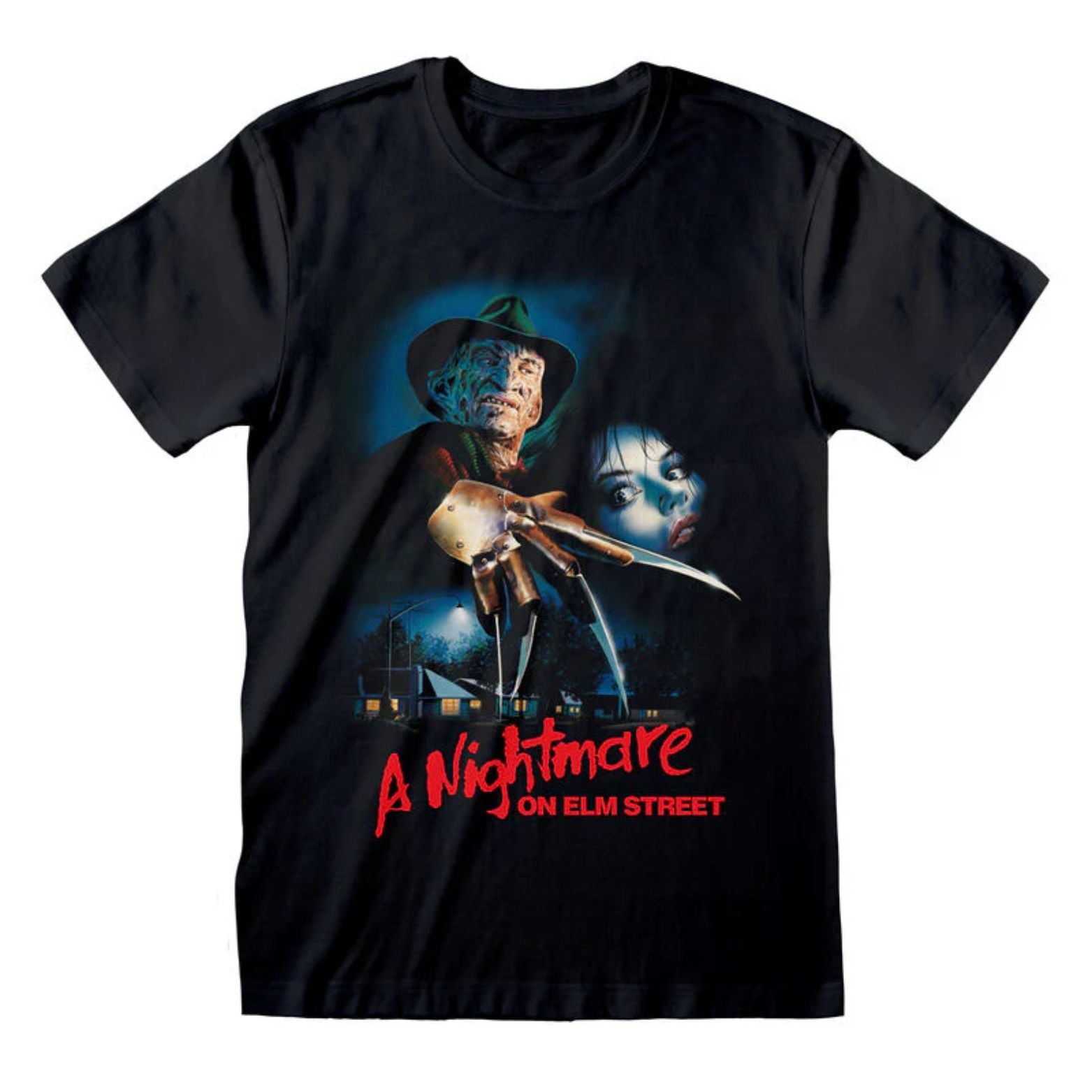 T-SHIRT A NIGHTMARE ON ELM STREET LOGO POSTER
