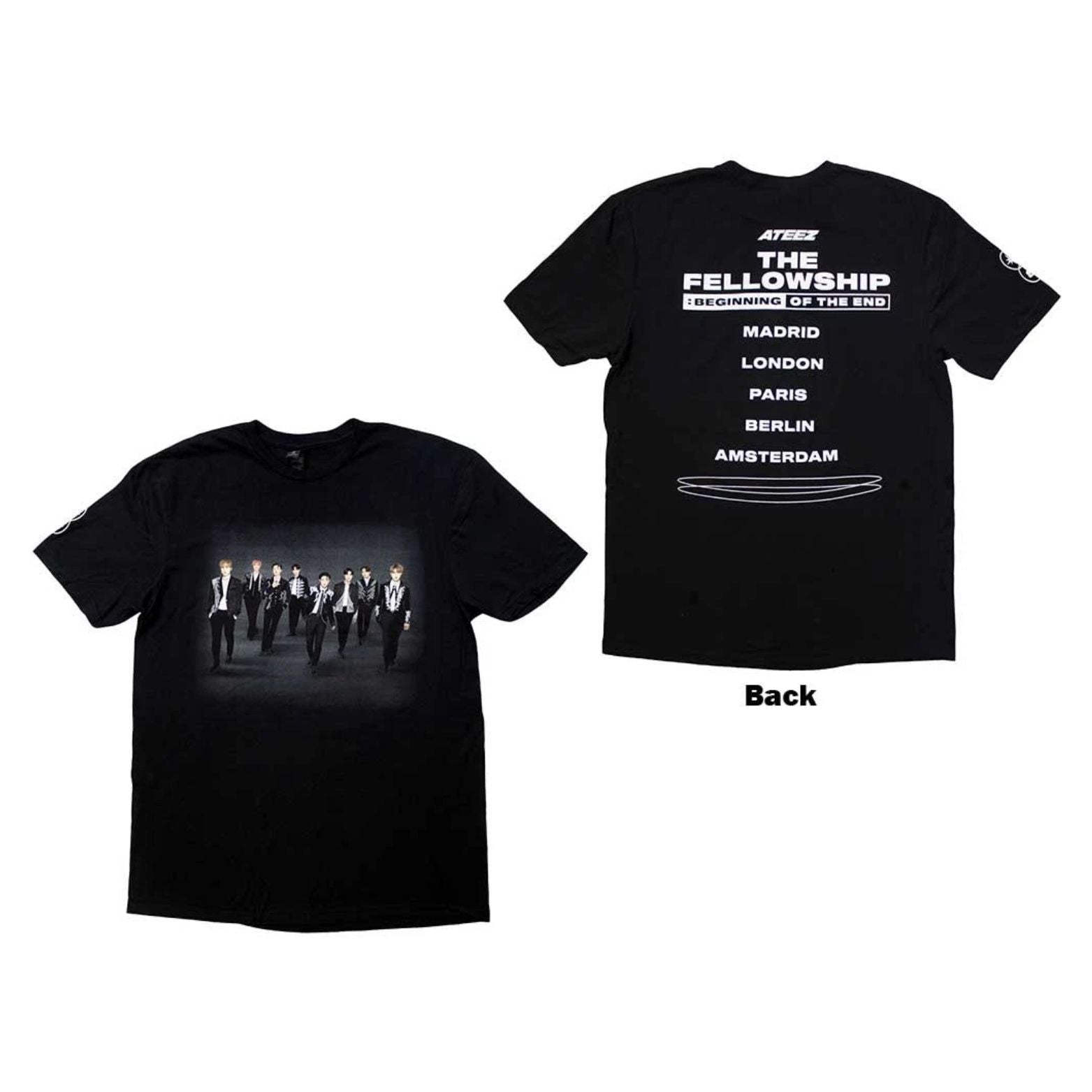 T-SHIRT ATEEZ FELLOWSHIP TOUR EURO