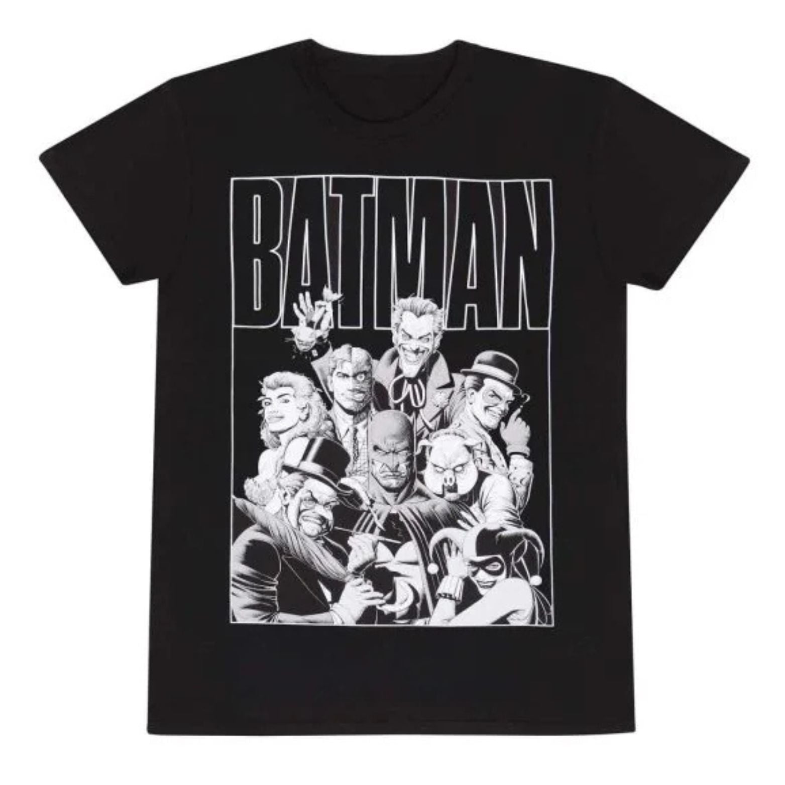 T-SHIRT BATMAN GROUP PRINT