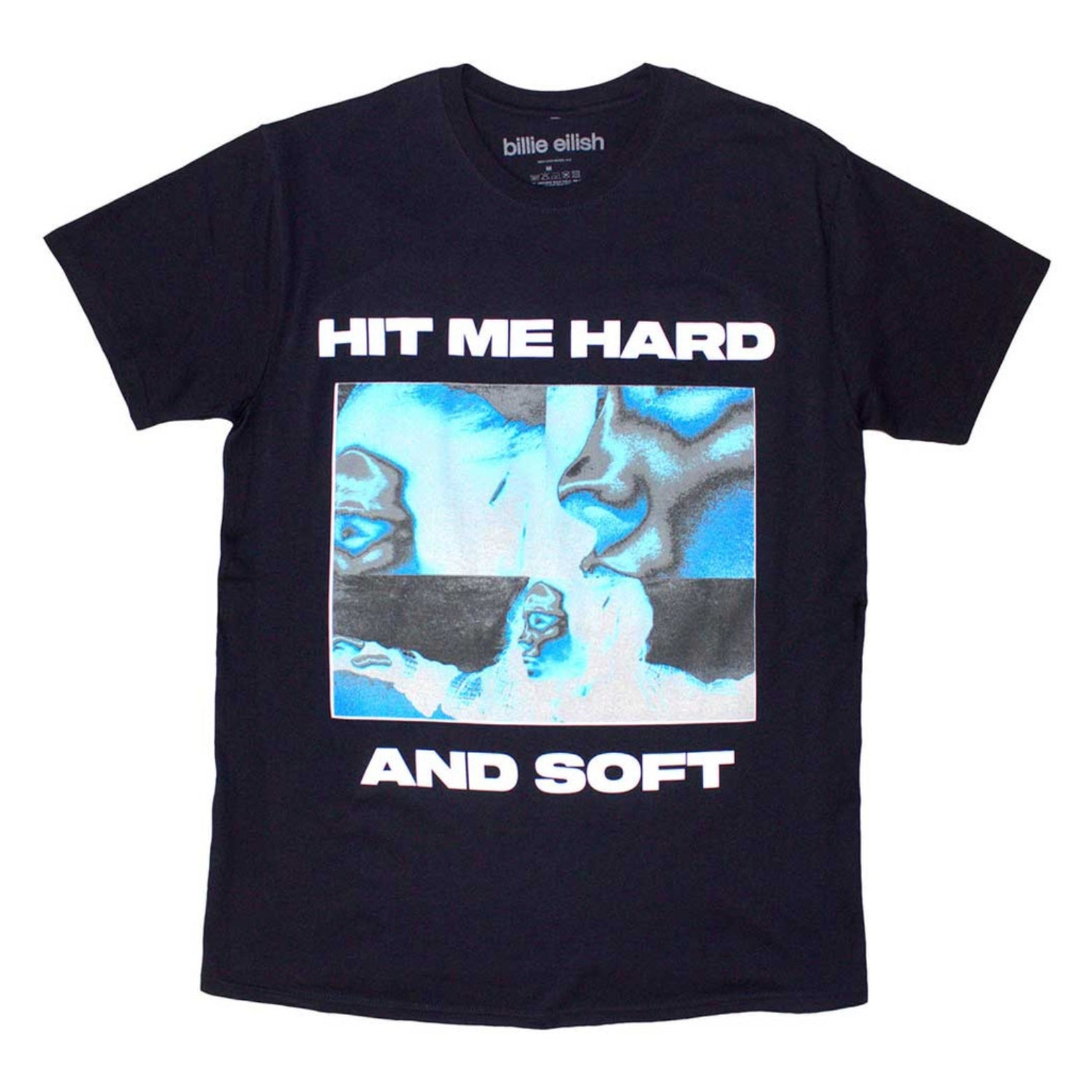 T-SHIRT BILLIE EILISH HIT ME HARD AND SOFT NAVY BLUE