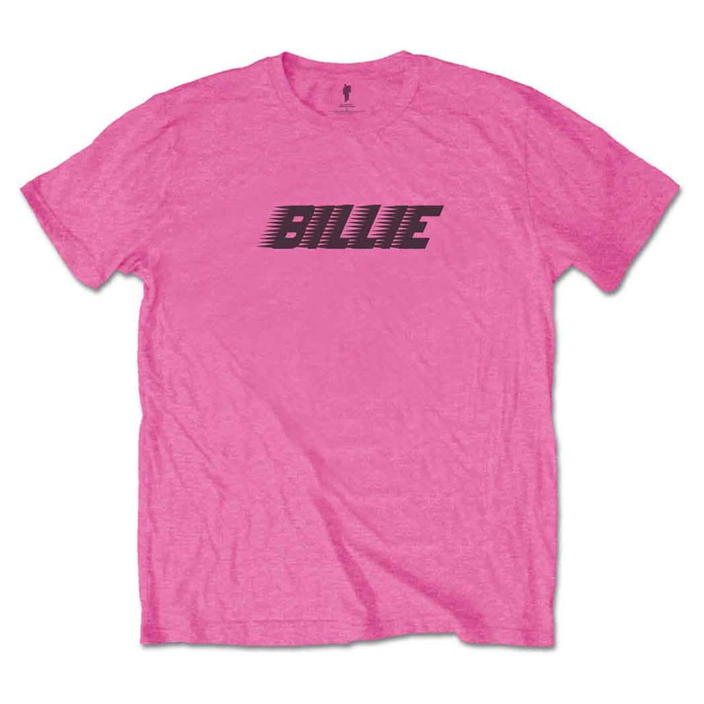 T-SHIRT BILLIE EILISH RACER LOGO PINK