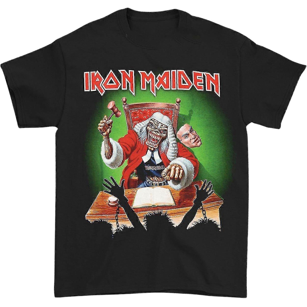 T-SHIRT CHRISTMAS IRON MAIDEN SIZE-XL