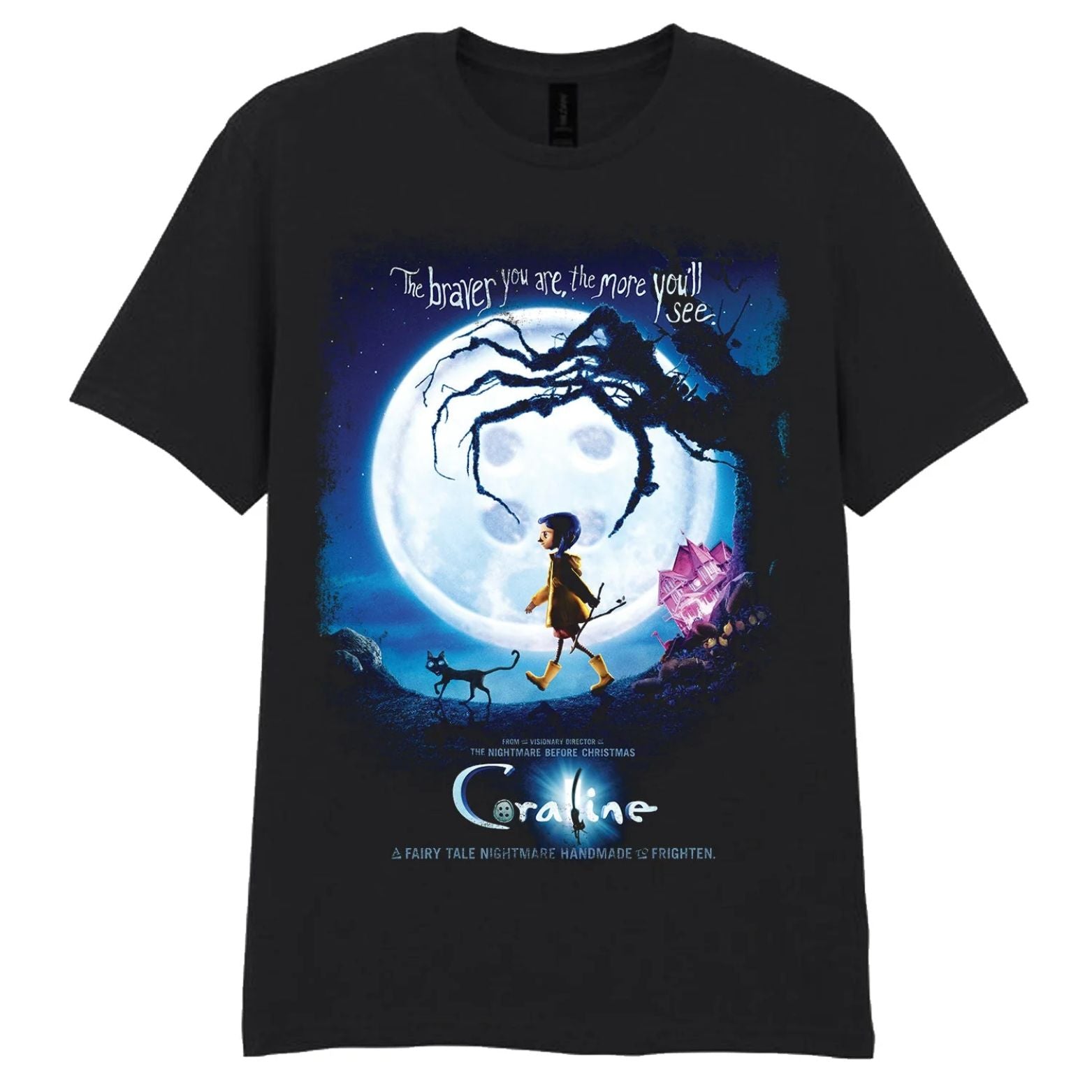 T-SHIRT CORALINE MOON POSTER