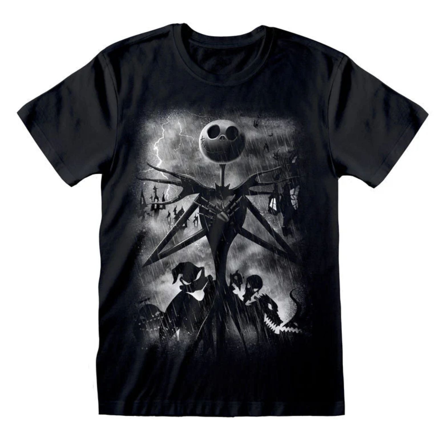 T-SHIRT DISNEY THE NIGHTMARE BEFORE CHRISTMAS STORMY SKIES