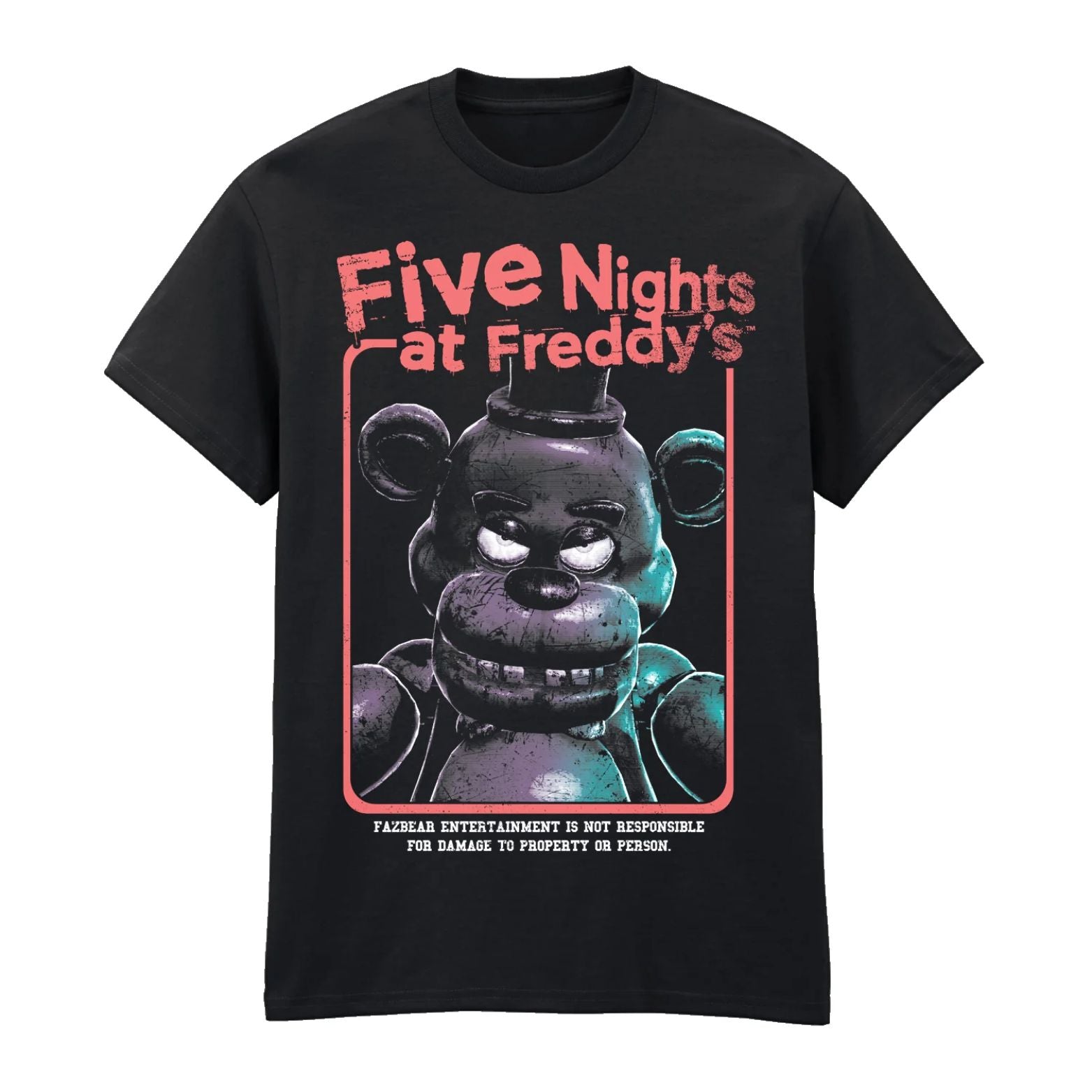T-SHIRT FIVE NIGHT'S AT FREDDY'S VHS