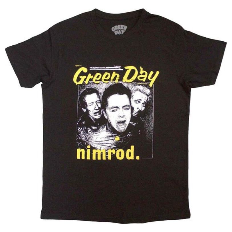 T-SHIRT GREEN DAY YELLOW PICK NIMROD SIZE-M
