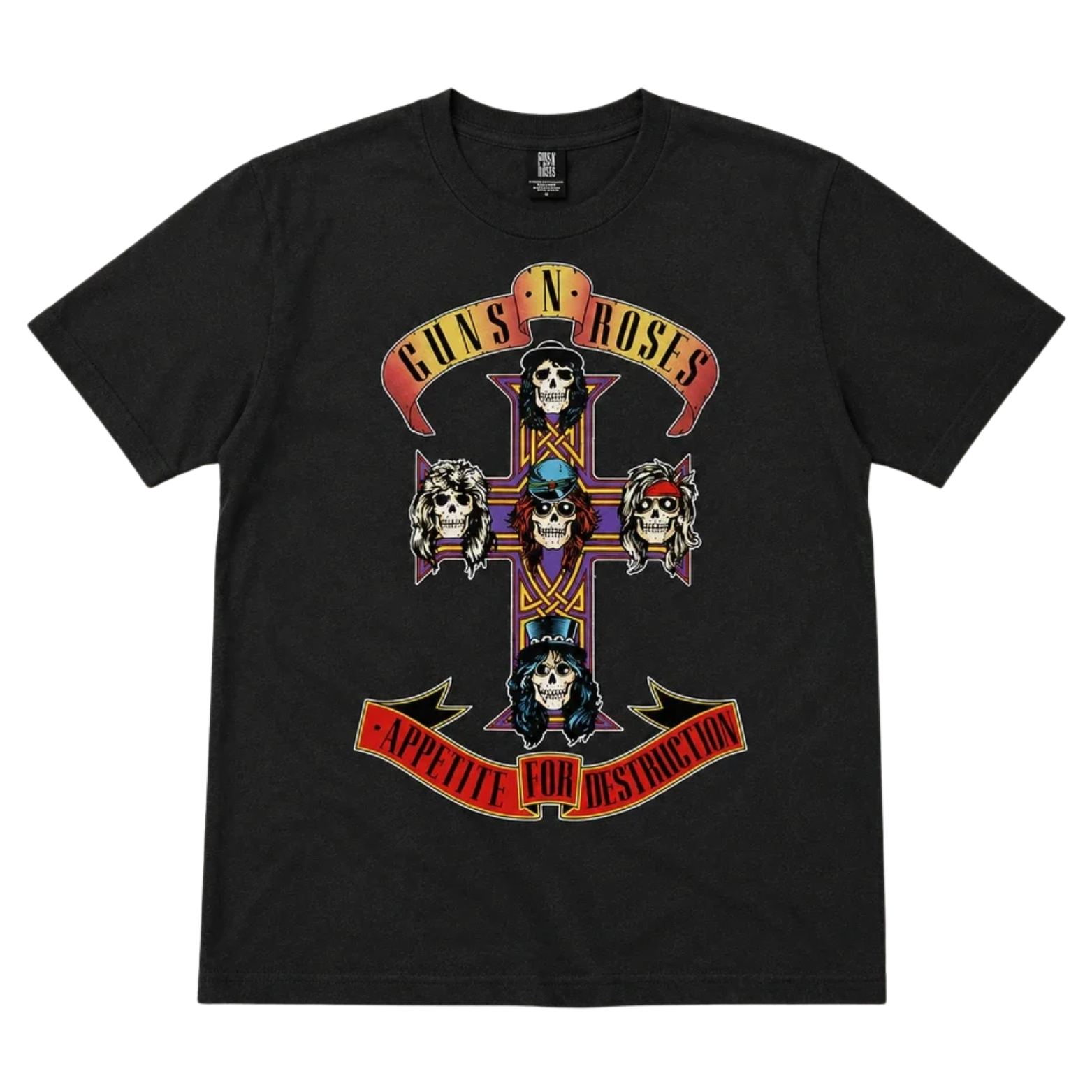 T-SHIRT GUNS N ROSES APPETITE FOR DESTRUCTION
