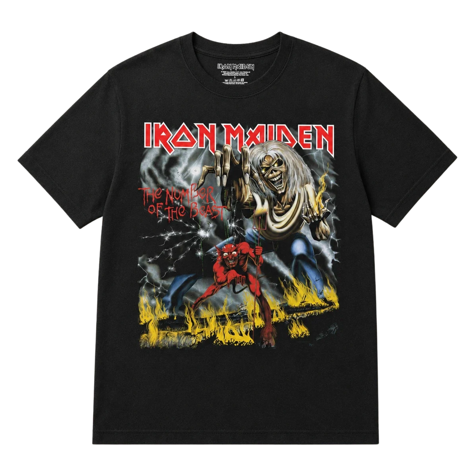T-SHIRT IRON MAIDEN THE NUMBER OF THE BEAST SIZE-XXL