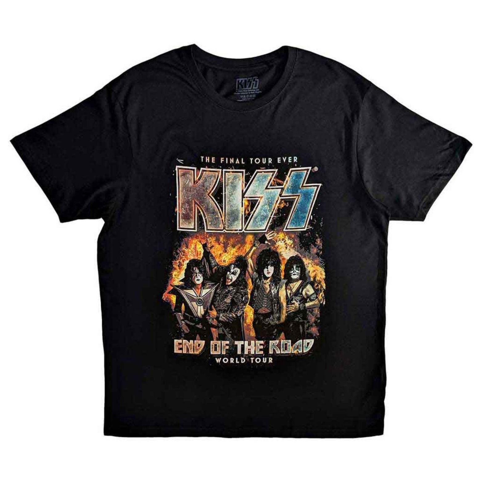 T-SHIRT KISS END OF THE ROAD FINAL TOUR