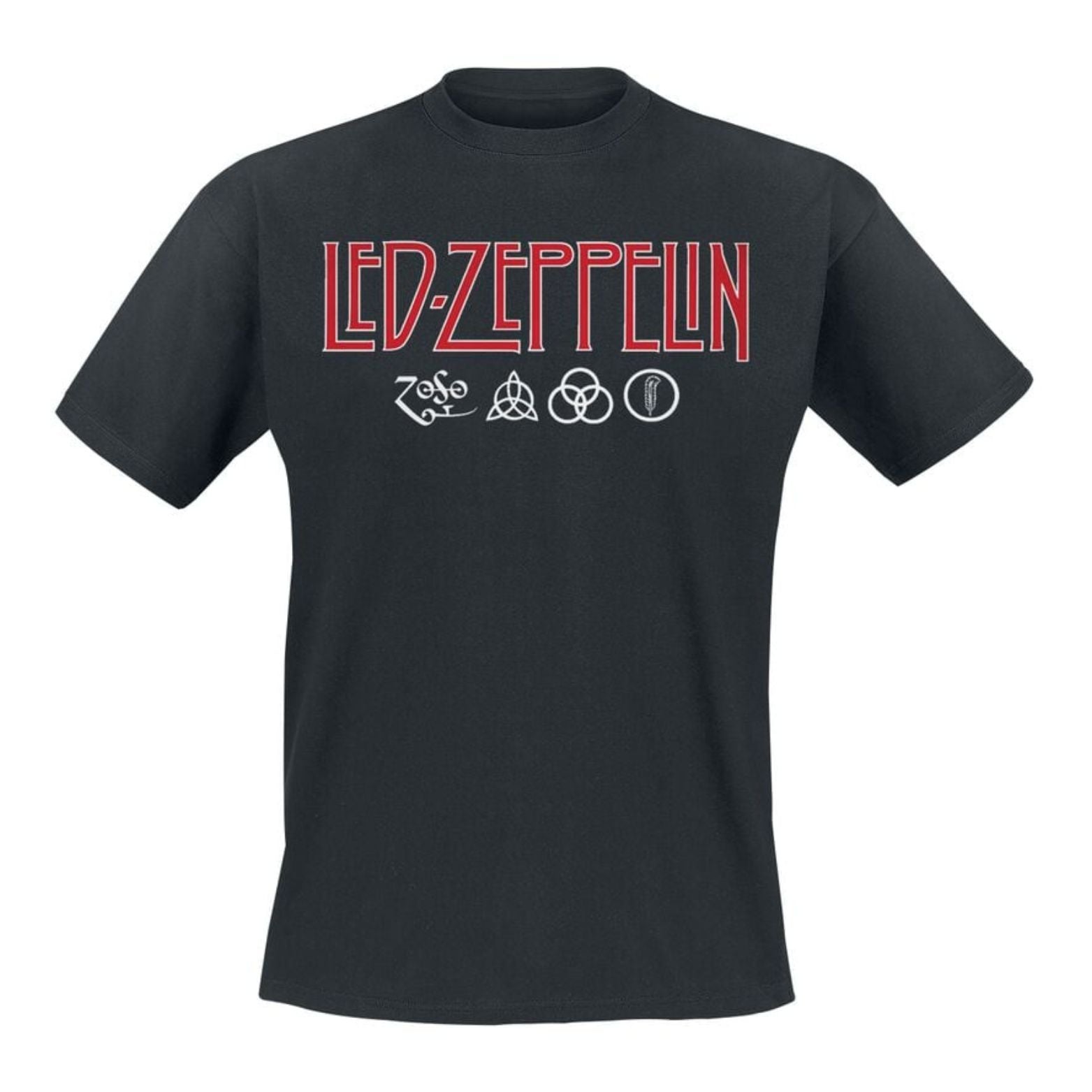 T-SHIRT LED ZEPPELIN LOGO & SYMBOLS
