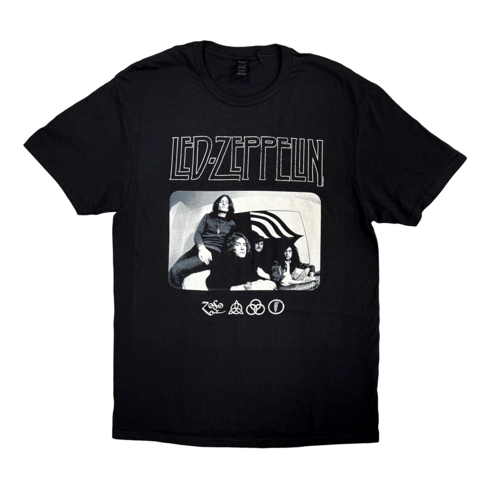 T-SHIRT LED ZEPPELIN ICON LOGO PHOTO